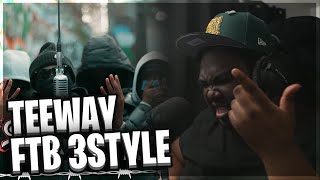 Teeway  From The Block Freestyle  Performance 🎙London 🇬🇧 REACTION [upl. by Christi]