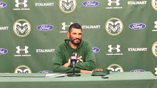 Colorado State Football Norvell Postgame Press Conference  Northern Colorado 2024 [upl. by Enirehtakyram]