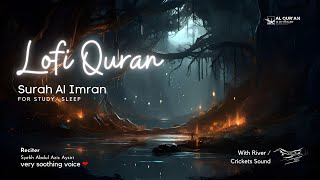 Quran Is My Healer  Quran For Sleep Study Sessions  Relaxing Quran With River  Crickets Sound [upl. by Louanne]