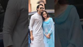 SHAHEER SHEIKH WITH HIS WIFE RUCHIKA KAPOOR shaheersheikh shorts ytfeed couple viral trending [upl. by Nomelif]