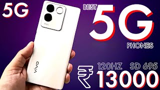 Top 5 best 5G Phone Under 13000 in india 2024  best phone under 13000 5G 2024 [upl. by Refinnej627]