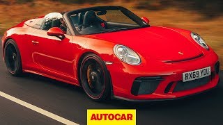 Porsche 911 Speedster 2020 review  Is this 991 the BEST convertible Porsche ever  Autocar [upl. by Aicele]