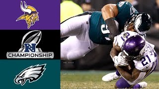 Vikings vs Eagles  NFL NFC Championship Game Highlights [upl. by Eelek725]