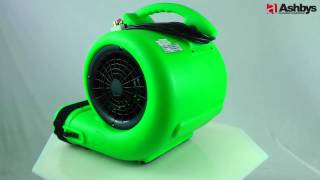 Ashbys Flood Restoration Multi Position 15 HP Airmover  3 speed with Kickstand PC7351 [upl. by Adekam125]