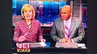 WJZ 13 Eyewitness News at 11pm open January 16 2008 [upl. by Grizel]