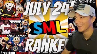 SMN’s SML July 2024 Ranked Reaction [upl. by Anabahs]