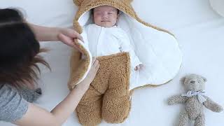 High quality cotton baby sleeping bag [upl. by Ennayr482]