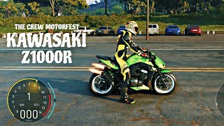 Kawasaki Z1000R Launch Control  Exhaust Sound and Top SPEED [upl. by Anal598]