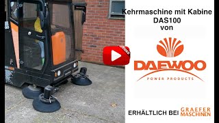 Anwendungsvideo Kehrmaschine mit Kabine Daewoo DAS100 [upl. by Eanel962]