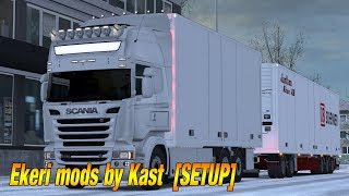 Ekeri mods by Kast setup ETS2 132x [upl. by Anirb]