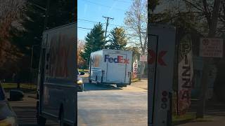 2 FedEx trucks today [upl. by Novick]