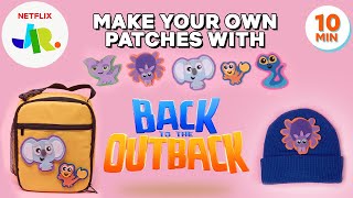 Back to the Outback DIY Felt Patches 🎒 Netflix Jr [upl. by Aihtennek]