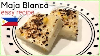 How to Make Maja Blanca  Easy Recipe [upl. by Ydnew]