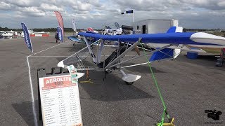 Aerolite 103 Ultralight Aircraft at Deland Sport Aviation Showcase 2018 [upl. by Ydnys]