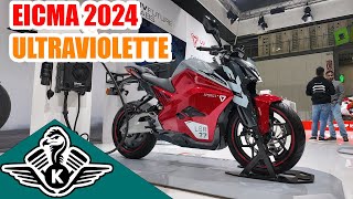 Ultraviolette  Electric motorcycles from India at EICMA 2024 [upl. by Ihcalam]