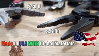 USA vs China MultiTool Gerber Diesel MultiPlier vs BIBURY 14in1 Multitool Pliers [upl. by Stetson]