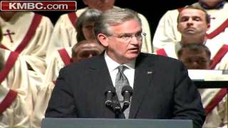 Jay Nixon Speaks At Joplin Memorial [upl. by Boardman]