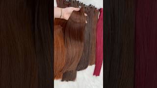 Copper brown natural straight color hair [upl. by Artied]