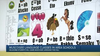 Muscogee language classes headed to area public schools [upl. by Ariahay]