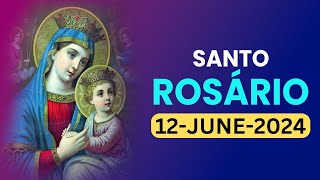 Santo Rosário🙏🏻Quartafeira🙏🏻June 12 2024🙏🏻Mistérios Gloriosos do Santo Rosário🙏🏻Portuguese Rosary [upl. by Yahsal]