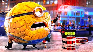 The Superhero Minions Scene  Despicable Me 4  CLIP [upl. by Animsay]