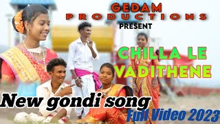 New Gondi song Chillal Vadithe  New Gondi Song 2024  Full video song B K Gedam [upl. by Hgielime]