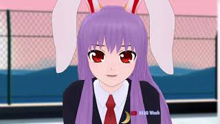 Touhou MMD Kissing Reisen [upl. by Nagaet]