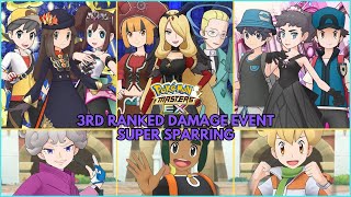 3rd Ranked Damage Event Super Sparring  Pokémon Masters EX [upl. by Baron]