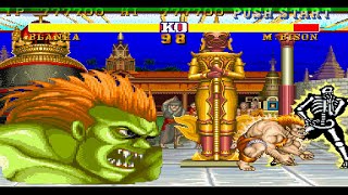 STREET FIGHTER 2 BLANKA PLAYTHROUGH ARCADE 1992 HD [upl. by Evelin]