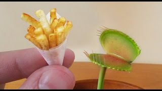 Plant eats MINIATURE French Fries [upl. by Joela]