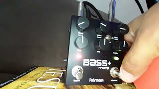 Pedal Fuhrmann Bass  Preampteste [upl. by Viridis]