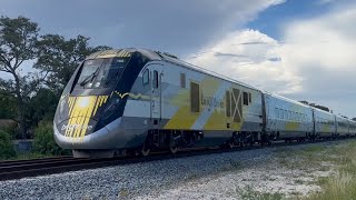 Brightline 729 Sb The Palm Beaches Wrap 432pm [upl. by Nomaj]