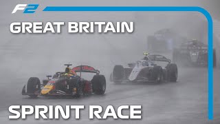 F2 Sprint Race Highlights  2024 British Grand Prix [upl. by Ydnew]