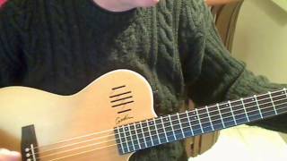 Godin A6 test unplugged [upl. by Ahtabat]