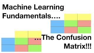 Machine Learning Fundamentals The Confusion Matrix [upl. by Khalin]