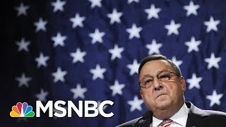 Maine Governor Paul LePage Considering Resignation  MSNBC [upl. by Iretak]