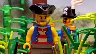 Lego Stop Motion 3 n 1 Pirates  the Pirates of the Leeward Isles Series  Run with the Plunder [upl. by Nuhsyar]