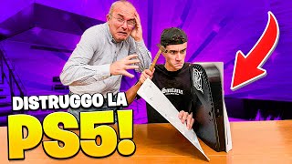 DISTRUGGO la PS5 e MIO PAPÀ SCLERA NON DOVEVO FARLO [upl. by Vidda]