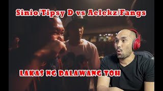 SinioTipsy D vs AelekzFangs  FLIPTOP  REACTION HINDI REVIEW [upl. by Jansson]