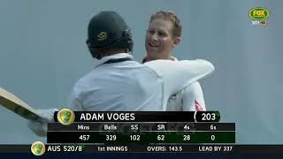 Adam Voges 239 Run Highlights  Adam Voges Double Century v New Zealand  AUS v NZ 2016 1st Test [upl. by Ilona]