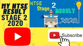 My NTSE Results in stage 02 2020 [upl. by Tanitansy]