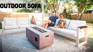 DIY OUTDOOR SOFA [upl. by Clapper630]