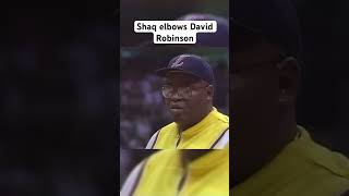 Shaq elbows David Robinson 🫢🤯 nba shaquilleoneal davidrobinson oldschool basketballclips [upl. by Reinhardt]