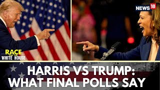 US 2024 Election Latest  Trump vs Harris  Final Polls on Election Day  US Election Result  N18G [upl. by Tani934]