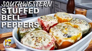 Southwestern Style Stuffed Bell Peppers [upl. by Dierdre]