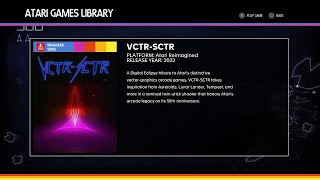 Atari 50 VCTRSCTR Unlocking A New Game PS4 Gameplay [upl. by Niwde]