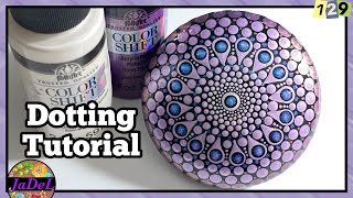 Gradient Mandala Using Color Shift Paints by Folk Art [upl. by Aehsal]