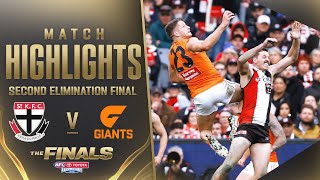 St Kilda v GWS Giants  Elimination Final  2023 Toyota AFL Finals Series [upl. by Arlan534]