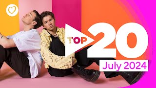 Eurovision Top 20 Most Watched July 2024  UnitedByMusic [upl. by Adran]