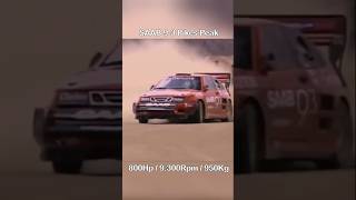 The insane 800Hp SAAB 93 Pikes Peak 🚀🔥 [upl. by Ahsilak]